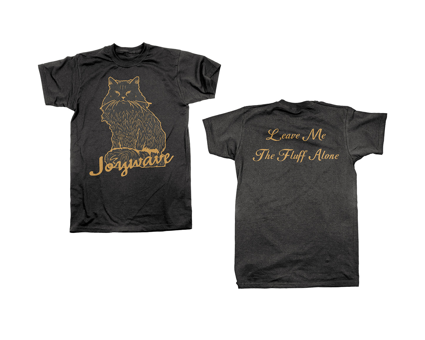 Leave Me The Fluff Alone Glitter Tee