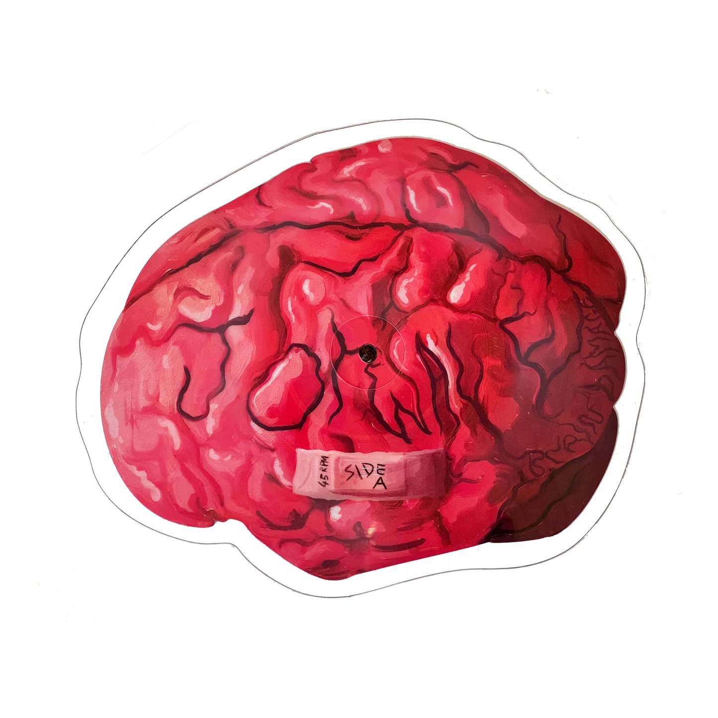 Brain Damage Custom Shaped 10" Picture Disc Vinyl