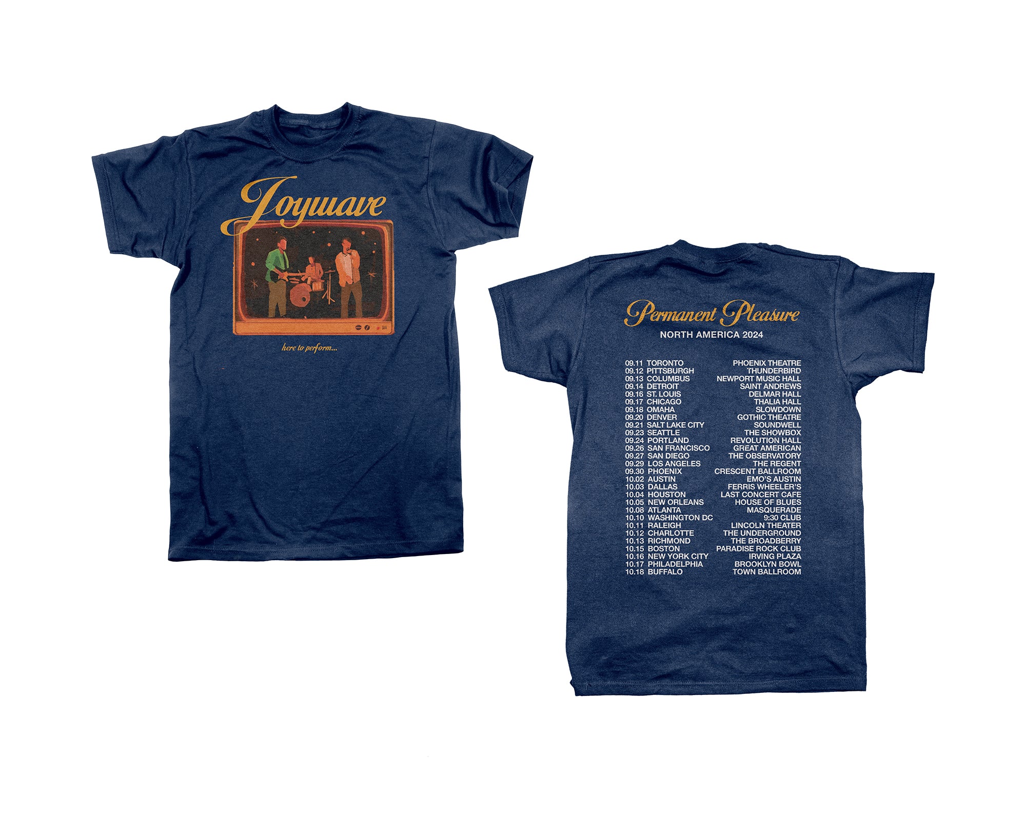 Permanent Pleasure North American Tour Tee